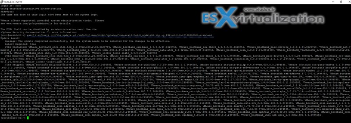 How to patch ESXi host