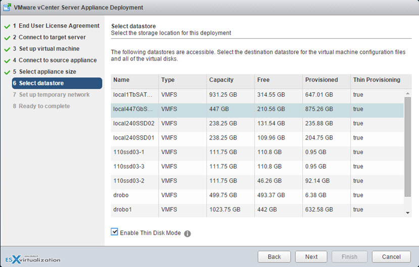 How to upgrade from VCSA 5.5 to VCSA 6.0