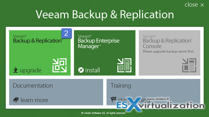 Upgrade to Veeam 9