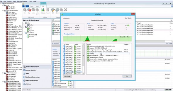 vCD vApp backup config 