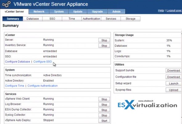 vCenter Server Appliance 5.5