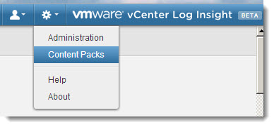 vCenter Log Insight - a content pack