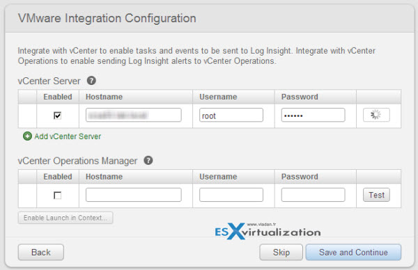 VMware vCenter Log Insight