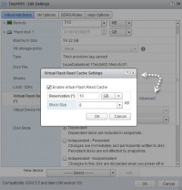 vFRC configuration at the VM level - per VMDK