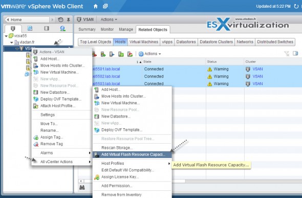 vFlash Read Cache Configuration Steps