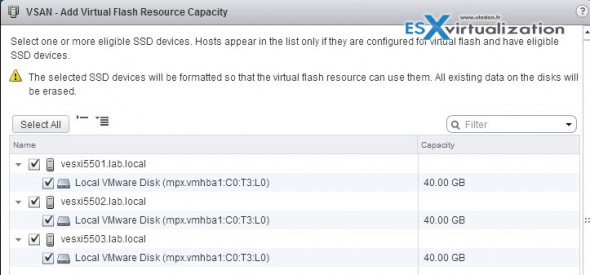 vFlash Read Cache configuration steps