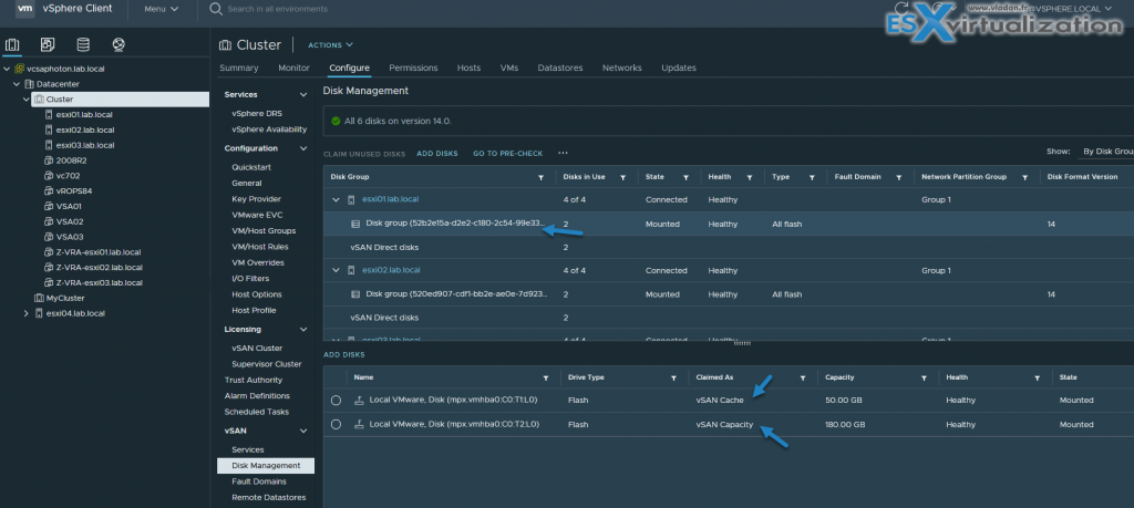 VCP7-DCV - Objective 1.9 - Describe the basics of vSAN as primary ...
