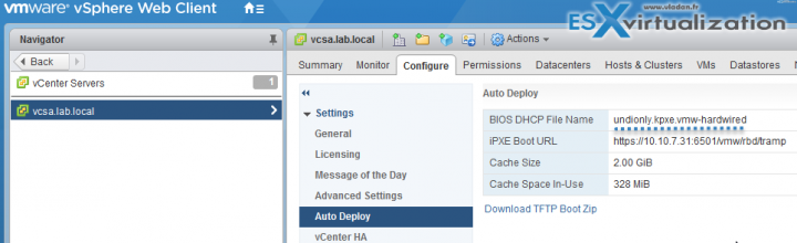 vSphere 6.5 autodeploy