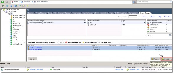 How to upgrade VMware vSphere 5 to vSphere 5 Update 1 using vSphere Update Manager