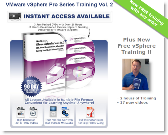 vSpherepro vol2 training with Free bonus training now !!!