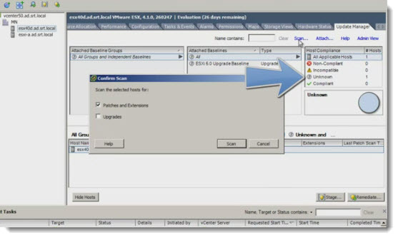 vSphere upgrade manager 5.0 - a video from VMware KB