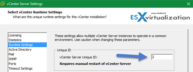 vCenter Instance ID 