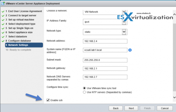 Installation vCenter 6.0 VCSA