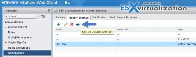 Add Identity source to your single sign-on