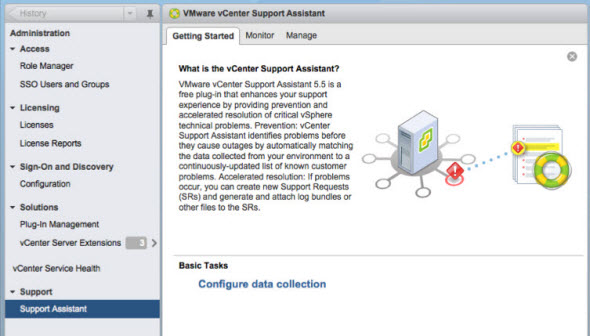 VMware vCenter support assistant 5.5