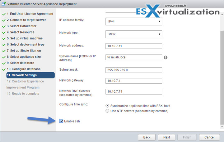 VMware VCSA - Enable SSH