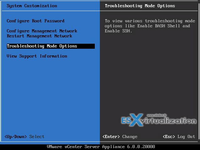 VMware VCSA - 3 ways to activate SSH