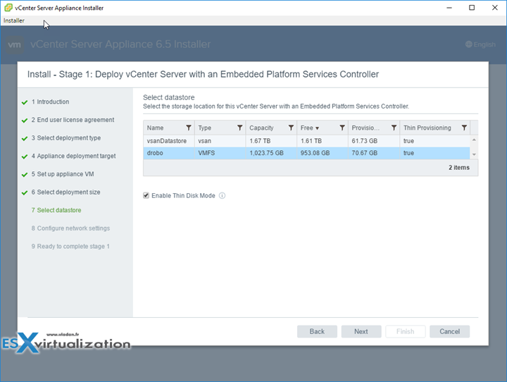 How to deploy VMware VCSA 6.5 clean