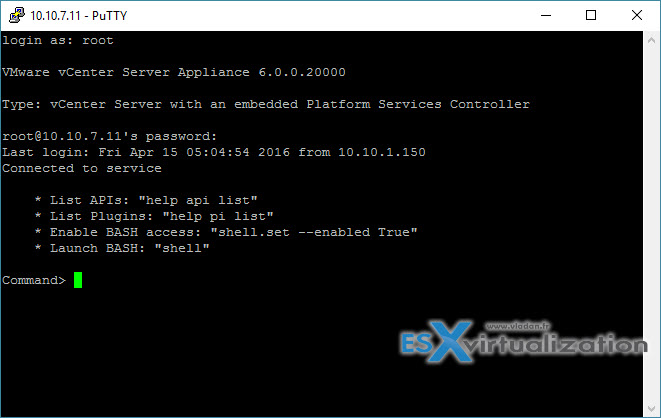 VMware VCSA - 3 ways to enable SSH