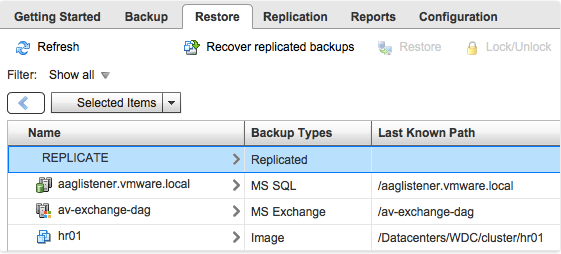 vSphere Data protection advanced 5.9