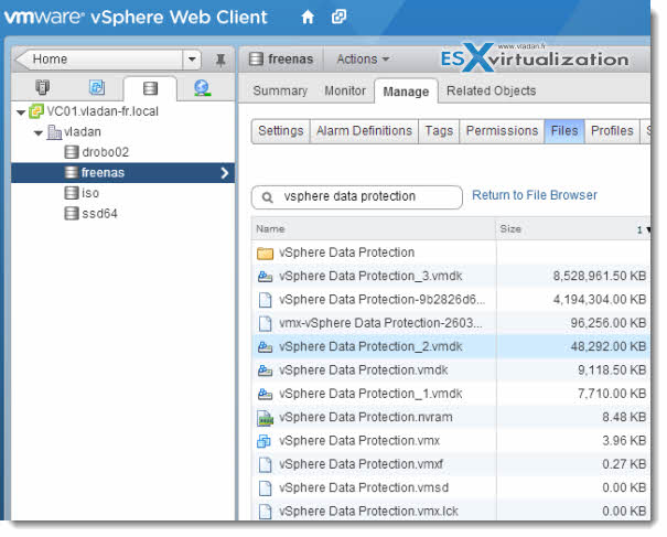 vSphere Data Protection (VDP) backup for vSphere 5.1 - install, configure guide