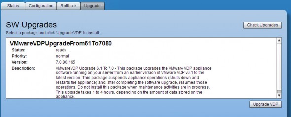 VDP 5.x upgrade to VDP 5.5