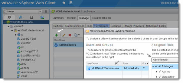 vSphere Data Protection - configuration