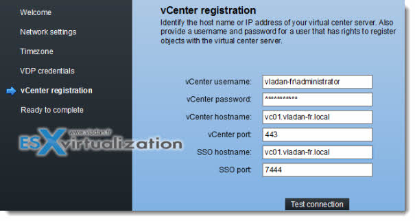 vSphere Data Protection - configuration guide