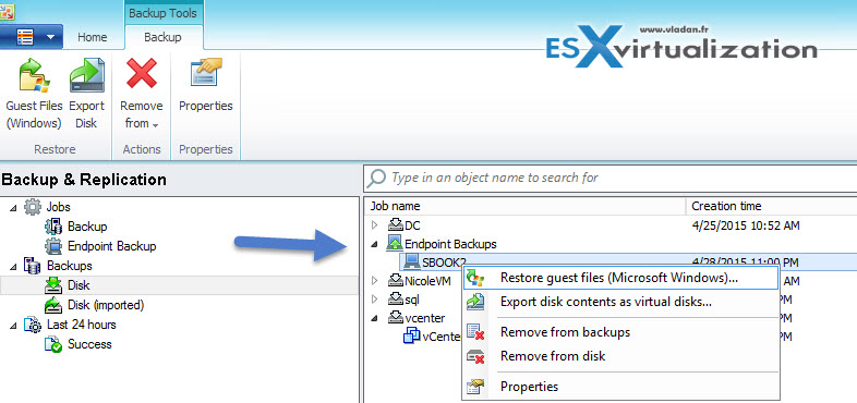 veeam endpoint backup