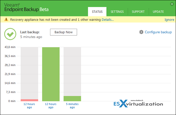 Veeam Endpoint Backup