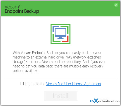 Veeam Endpoint Backup