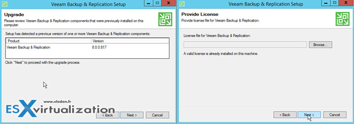 Veeam 9 upgrade steps