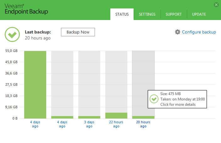 Veeam Endpoint Backup