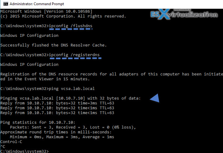 VMware VCSA - Change IP address