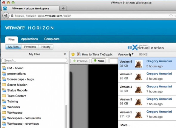 VMware Horizon Workspace