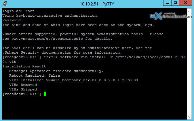 powerpanel business edition vmware esxi 6.7 vm host settings are not set properly