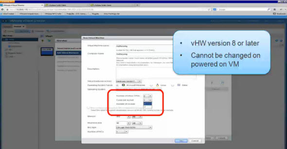 Change Virtual Hardware when deploying VM