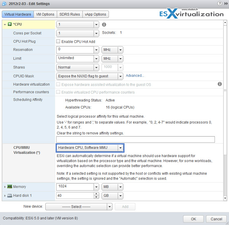 The virtual machine is running in a monitor mode that is incompatible for Fault Tolerance