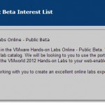 VMware Hands On Labs