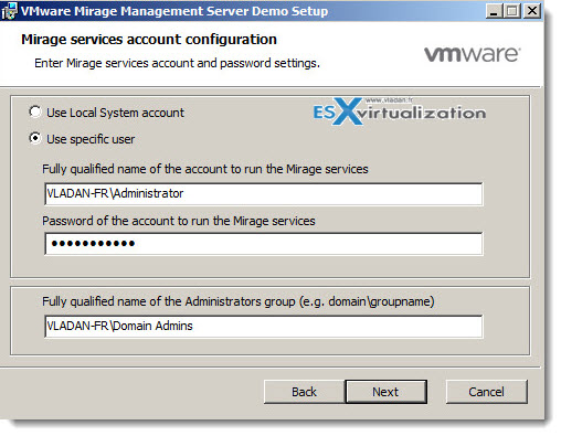 VMware Mirage - Installation in my lab