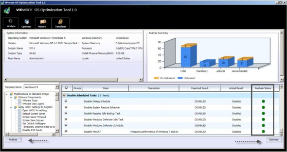 VMware OS Optimization Tool