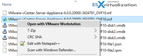 How to install VMware VCSA 6 in VMware Workstation