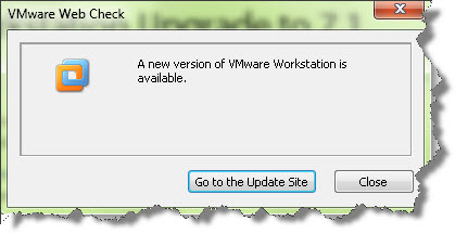 VMware Workstation Upgrade Check
