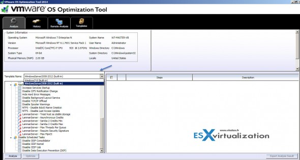 VMware Os Optimization Tool