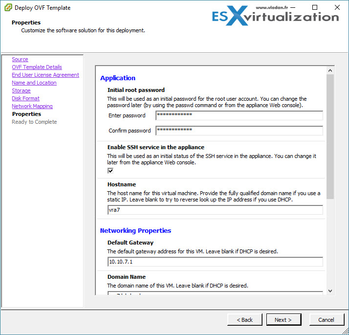 vRealize Automation 7 Simple Install