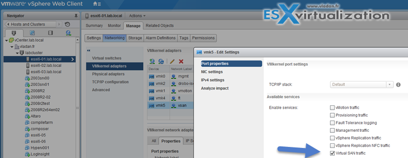 Enable VMware VSAN