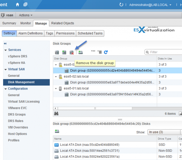 VSAN - How to delete VSAN Datastore