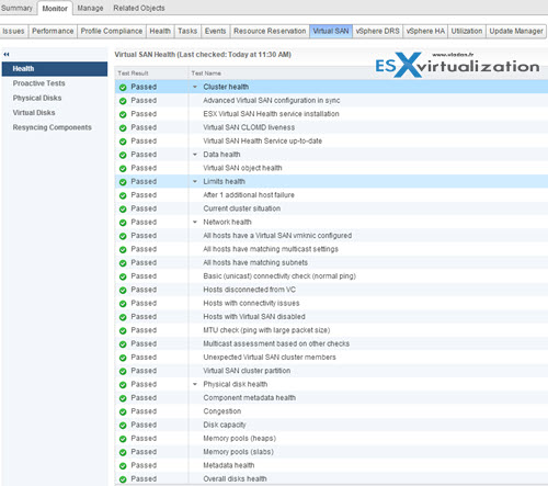 VMware VSAN Health Check Plugin