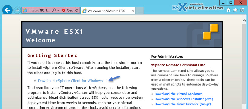 VMware ESXi Installation