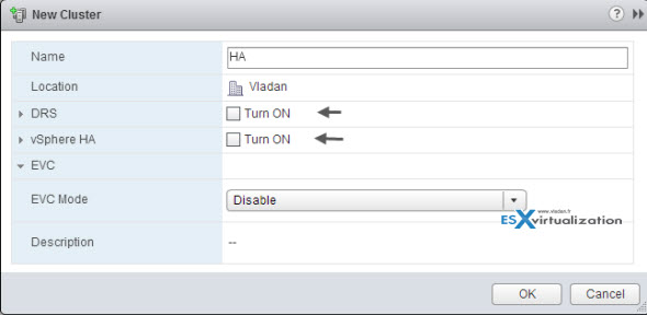 How to create VMware vSphere High Availability Cluster